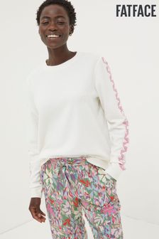 FatFace Natural Eve Embroidered Sleeve Sweatshirt (570916) | ₪ 226