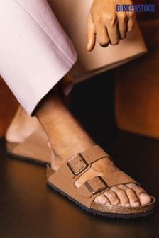 Rjava - Birkenstock Arizona Birko Flor Nubuck Sandals (570930) | €91