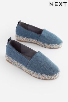 כחול ג'ינס - נעלי אספדריל עם סולייה עבה דגם Forever Comfort® (571330) | ‏100 ‏₪