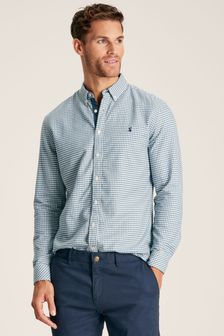 Joules Fletcher Blue Brushed Cotton Gingham Shirt (571400) | kr1 100