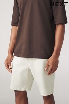 Bež - Barvane kratke hlače iz denima (571695) | €20