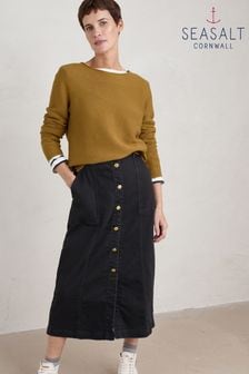 Gelb - Seasalt Cornwall Makers Pullover aus Baumwolle (571776) | 91 €