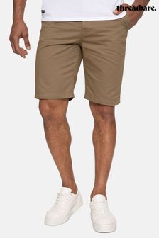 Threadbare Stone Regular Fit Cotton Chino Shorts (572714) | $34