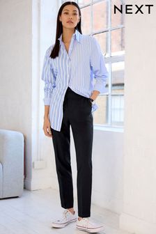 Marineblau - Tailored-Hose in Slim Fit mit Stretch (572756) | 32 €