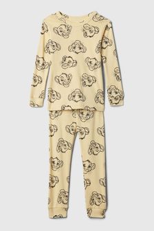 Gap Yellow Disney Simba Graphic Pyjama Set (12mths-5yrs) (573196) | €32