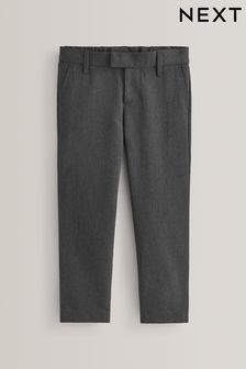 Grey Plus Waist School Formal Slim Leg Trousers (3-17yrs) (573202) | €11.50 - €22.50