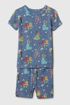 Gap Blue Disney Princess Organic Cotton Pyjama Set (6-12 months) (573340) | €32