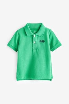 Gap Green Logo Pique Short Sleeve Polo Shirt (Newborn-5yrs) (573365) | €11.50
