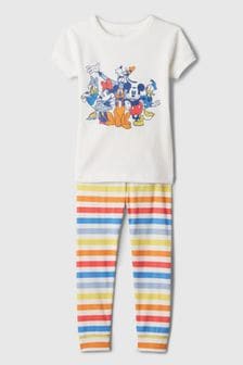 Gap White Disney Organic Cotton Pyjama Set (6mths-5yrs) (573690) | €22.50