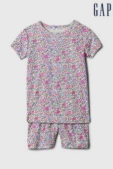 Gap Pink Floral Top and Shorts Pyjama Set (573718) | €28