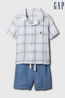 Gap Blue Brannan Bear Shirt and Shorts Set (573729) | €35