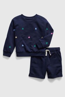 Gap Blue Brannan Bear Shorts Outfit Set (6mths-5yrs) (574138) | kr640