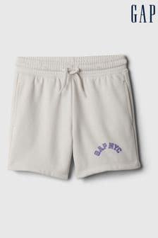 Gap White Pull On Logo Jogger Shorts (6mths-5yrs) (574179) | €13.50