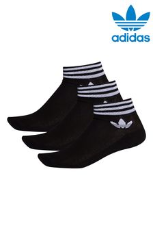 adidas Originals Adult Black Mid Cut Ankle Socks (574246) | €16.50