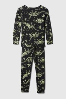 Gap Black Organic Cotton Graphic Print Pyjama Set (12mths-5yrs) (574403) | €25