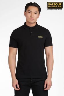 أسود - قميص بولو أساسي من Barbour® International  (574596) | ‏300 ر.س‏