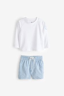 Белый - Gap комплект для малышей из рашгарда и плавки с шортами (6 мес. - 5 лет) (575109) | €48