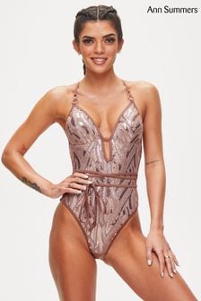 Ann Summers Gold Zebra Sequin Coast Soft Swimsuit (575146) | 30 €