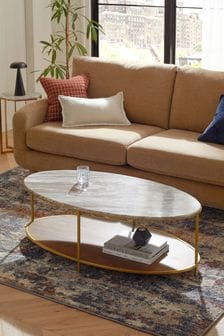 Dark Chester Marble Large Coffee Table (575213) | €520