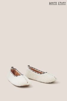 White Stuff Natural Borg Ballet Slippers (575248) | DKK125