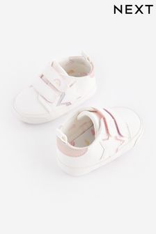 White Baby Trainers (0-24mths) (575654) | 35 QAR