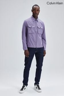 Veste-chemise Calvin Klein violette légère recyclée (576120) | €105