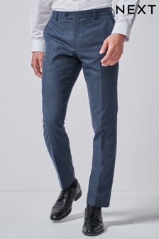 Blue Nova Fides Wool Blend Donegal Suit: Trousers (576252) | $83