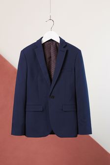 Navy Blue Skinny Fit Suit: Jacket (12mths-16yrs) (576981) | KRW55,800 - KRW69,000