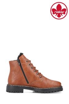 Rieker Womens Zipper Brown Boots (577373) | OMR36
