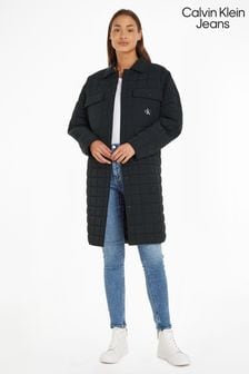Calvin Klein Jeans Quilted Utility Black Coat (577882) | €135