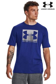 أزرق - Under Armour Box Logo T-shirt (577940) | 139 د.إ
