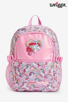 Roz - Rucsac Smiggle Wild Side Classic cu parte atașată (578784) | 251 LEI