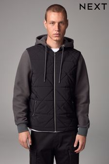Mens Hooded Jackets Hooded Puffer Jackets Next Oman