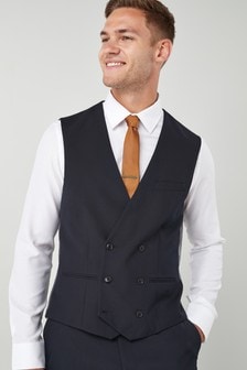 Navy Suit: Double Breasted Waistcoat (579392) | €17.50