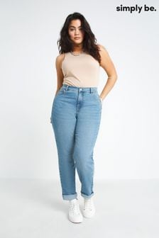 Simply Be Authentic Boyfriend-Jeans mit heller Waschung in 24/7-Länge (579474) | 41 €