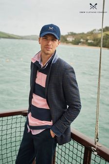 Crew Clothing Company Blue Check Print Classic Blazer (580305) | €107