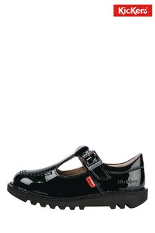 Kickers Juniors Patent Leather Kick-T Shoes (580316) | OMR28