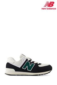 Svart - New Balance Boys 574 Trainers (580741) | kr1 370