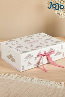 JoJo Maman Bébé White Medium Flopsy Bunny Gift Box (581344) | NT$160