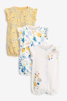 Lot de 3 barboteuses (0 mois - 3 ans)