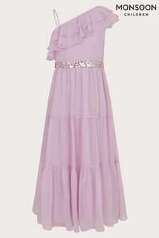 Пурпурный - Платье для выпускного с оборками Ruby (581703) | €66 - €73
