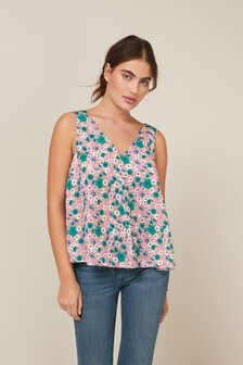 Caraco en satin à col en V