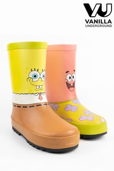 Vanilla Underground Yellow SpongeBob SquarePants Unisex Kids Patrick Wellington Boots without Handles (582752) | KRW47,000