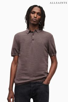 Men s Polo Shirts AllSaints Slim Fit Tops Next Luxembourg