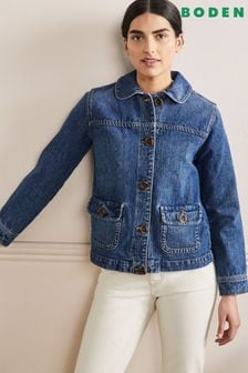 Boden Blue Patch Pocket Chore Jacket (583016) | $152