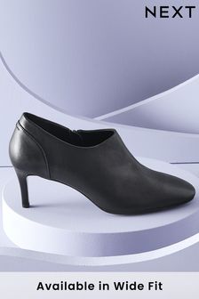 Black Leather Forever Comfort® With Motionflex Stiletto Town Shoes (583470) | 86 €