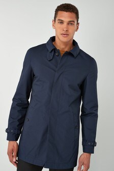 Blue on sale cotton coat