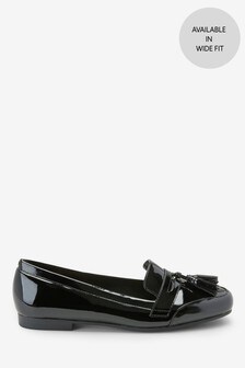 Mocassins crantés à pampilles