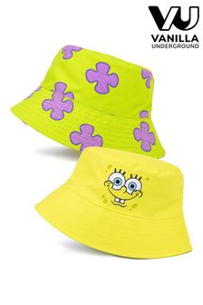 Vanilla Underground Yellow SpongeBob SquarePants Licensing Reversible Bucket Hat (584089) | $28