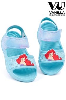 Vanilla Underground Blue Girls Little Mermaid Disney Sandals (584196) | 89 SAR